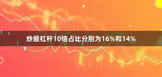 炒股杠杆10倍占比分别为16%和14%